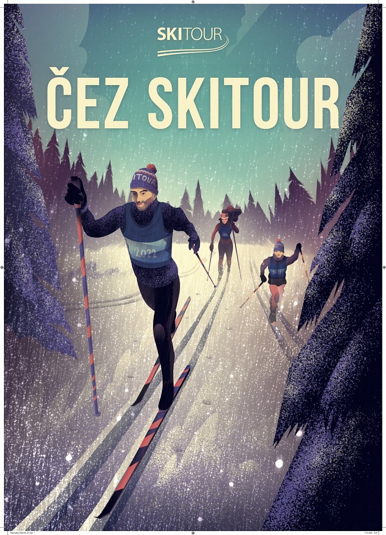 Plakát ČEZ SkiTour - velikost 50 x 70cm