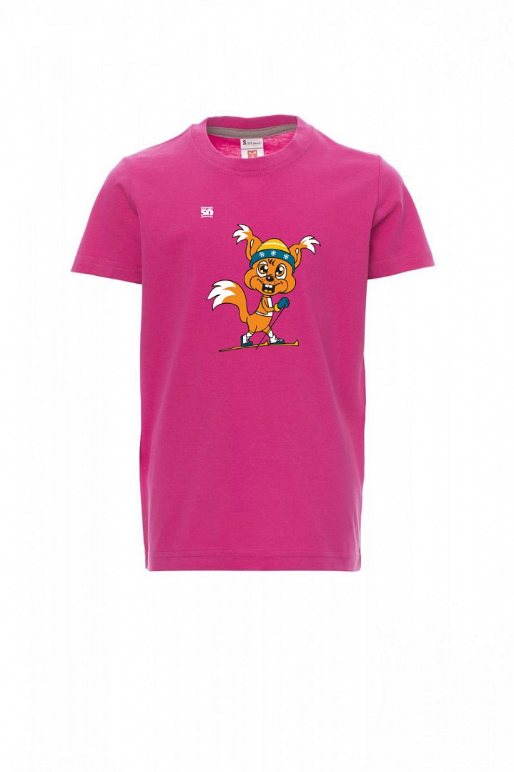 Růžové dětské tričko Jizerská 50